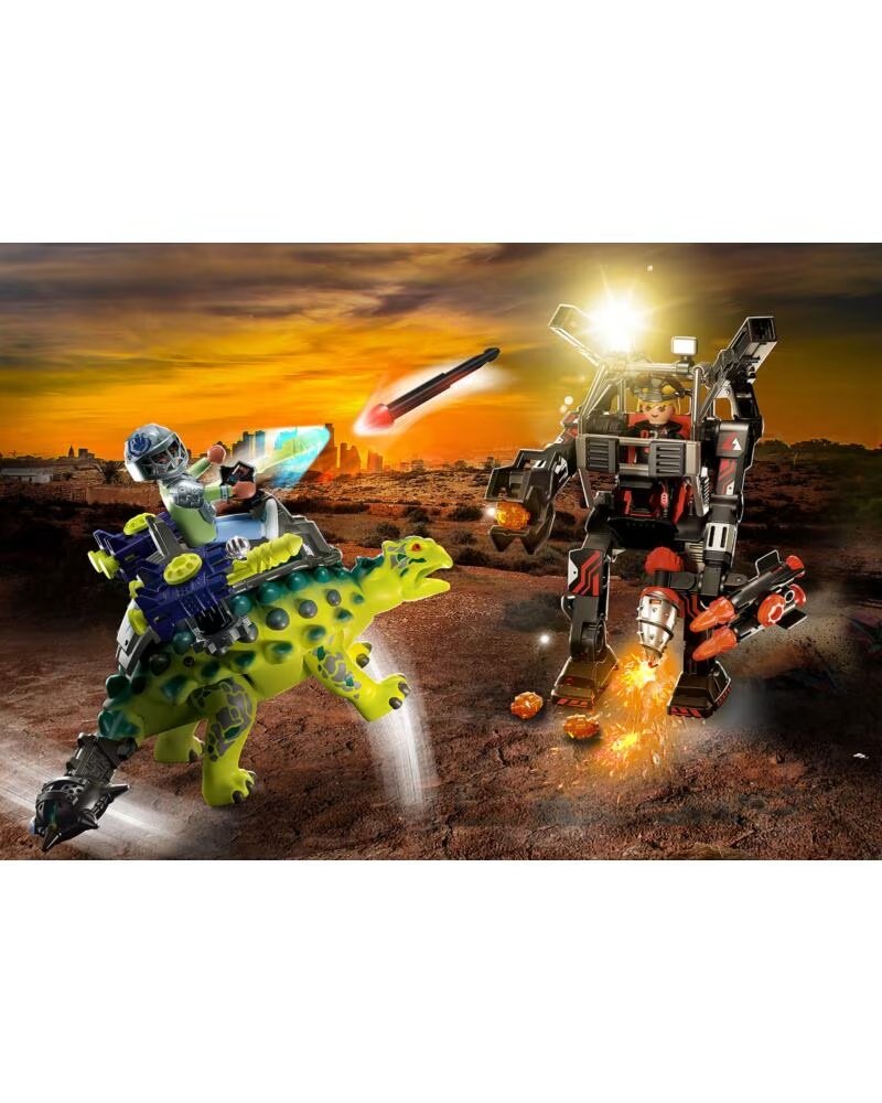 PLAYMOBIL saichania defensa del luchador