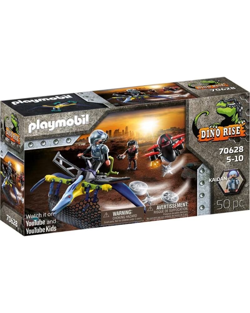 PLAYMOBIL pteranodon ataque desde el aire