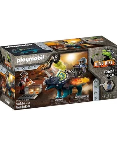 PLAYMOBIL triceratops disturbios por las piedras legendarias