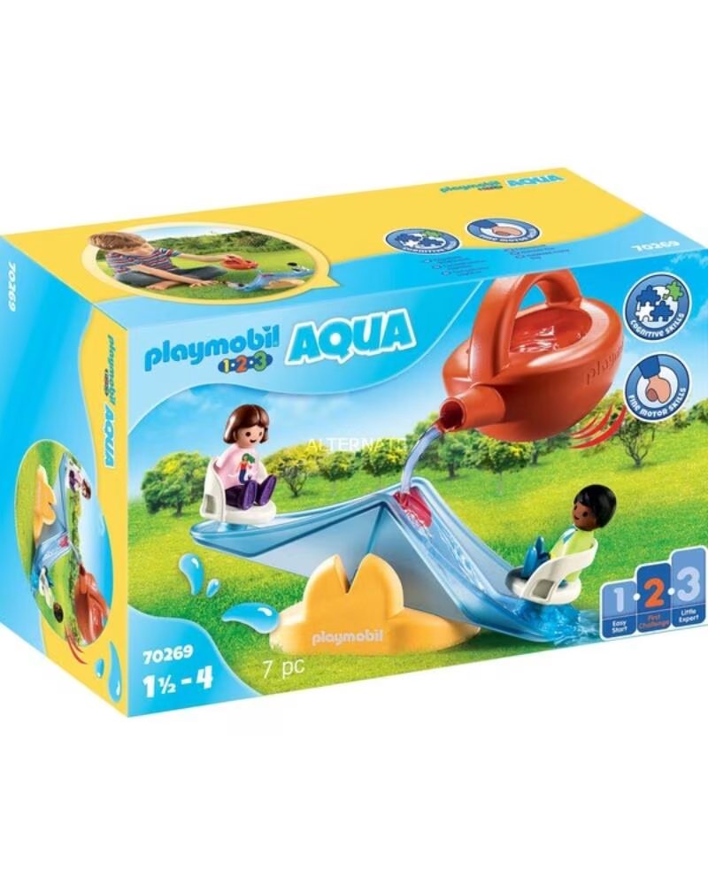 PLAYMOBIL aqua 1 2 3 balancin acuatico con regadera