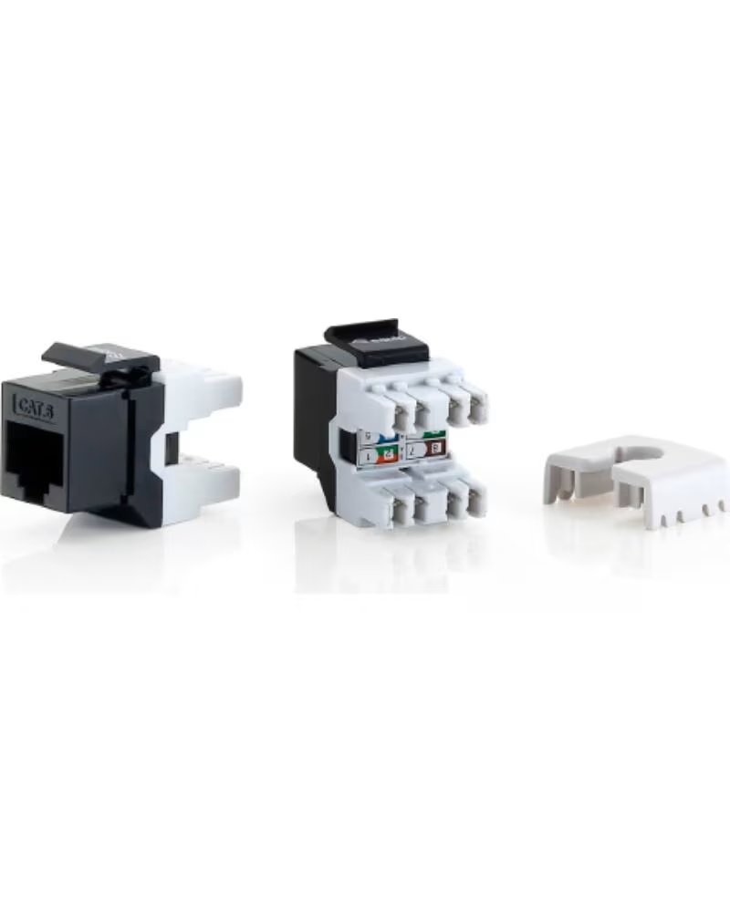 EQUIP Kit 8 uds conector hembra rj45 utp cat6 panel keystone