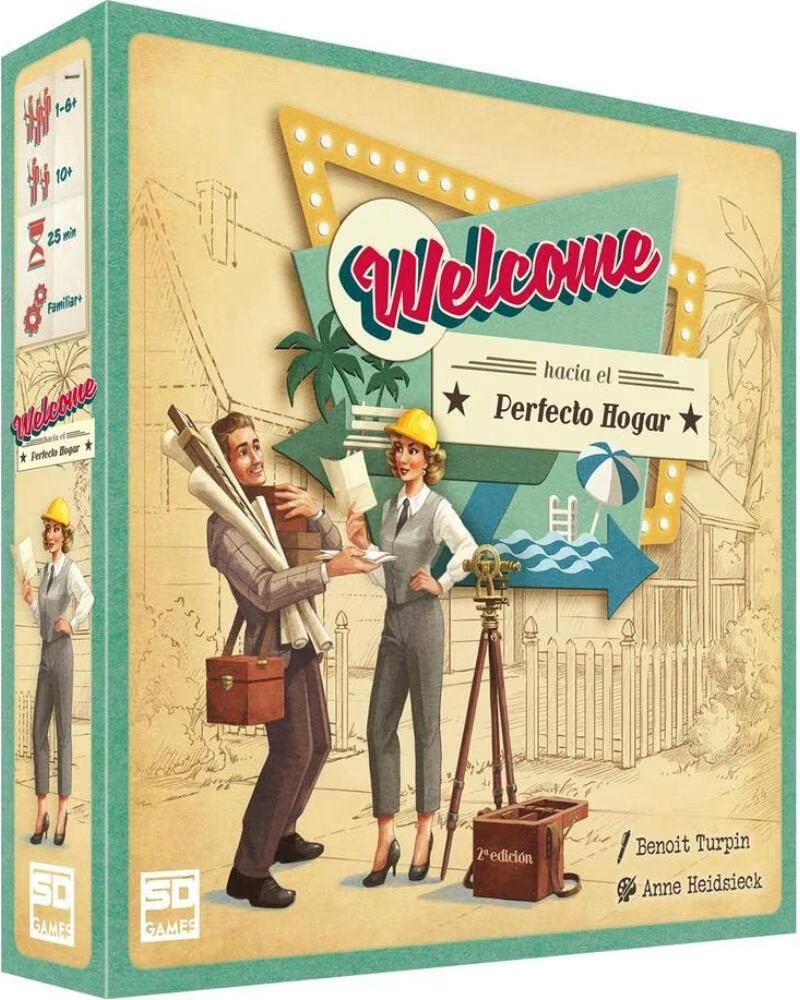 SD GAMES Juego de mesa welcome hacia el perfecto hogar