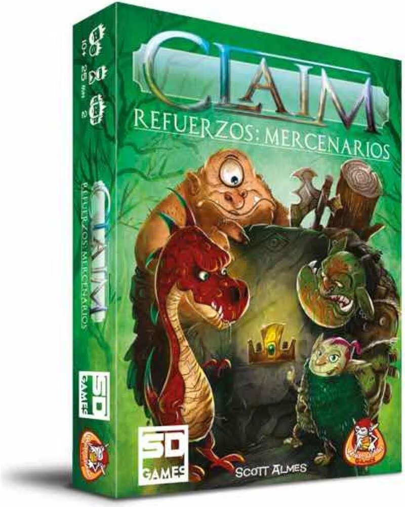 SD GAMES Juego de mesa claim refuerzos mercenarios pegi 10