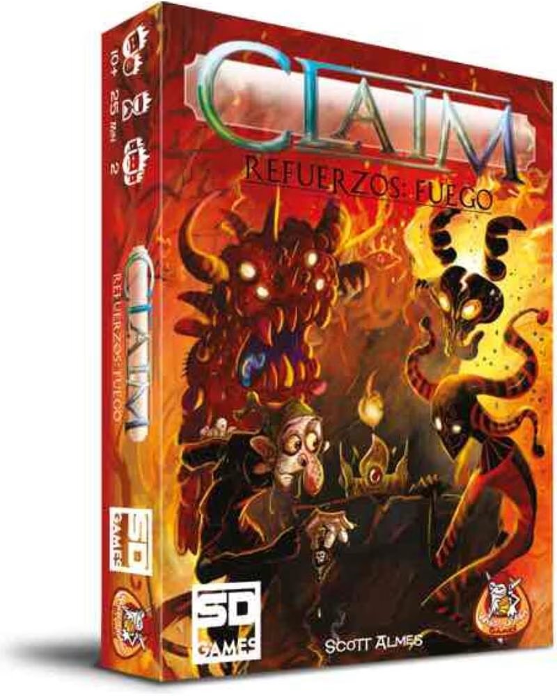 SD GAMES Juego de mesa claim refuerzos fuego pegi 10