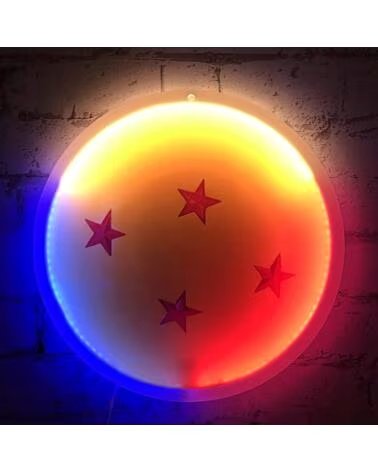 MADCOW ENTERTAINMENT Mural lampara neon teknofun dragon ball z bola de dragon 30 cm