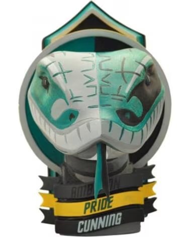 PLASTOY Figura harry potter blason slytherin resina 21 cm