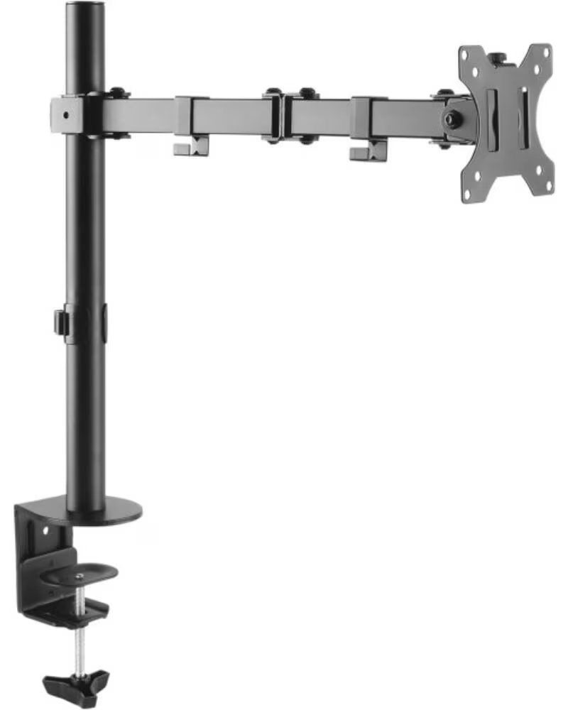 TOOQ Soporte de Mesa para Monitor DB1032TN-B- Giratorio- Inclinable- hasta 8kg