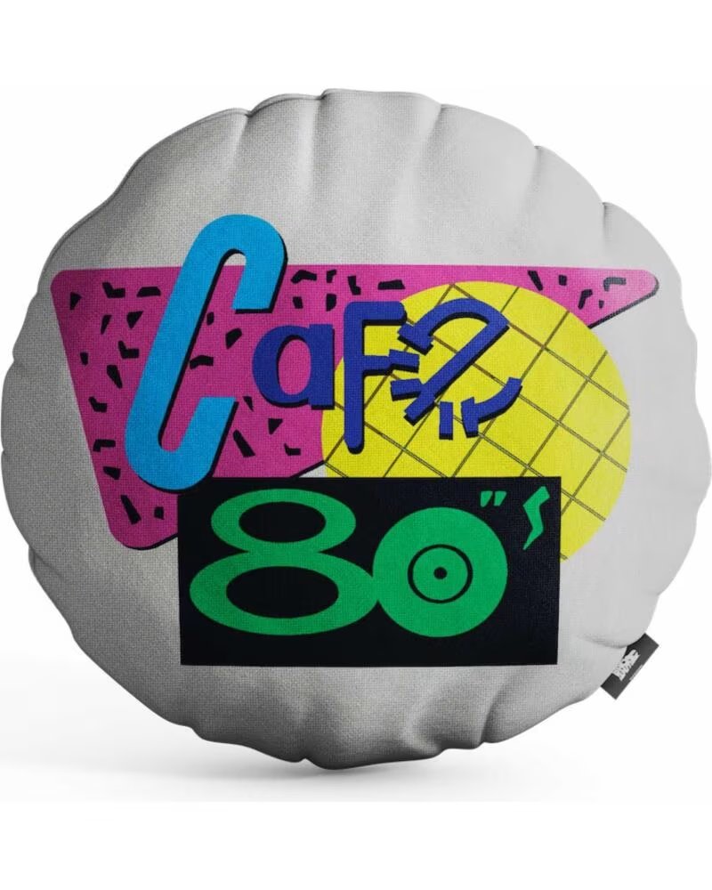 SD TOYS Cojin regreso al futuro cafe 80 envasado vacio