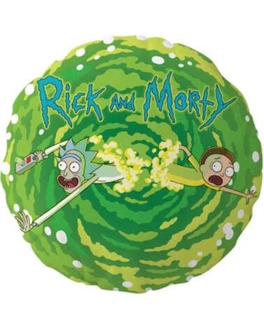 SD TOYS Cojin redondo rick morty logo rick y morty envasado vacio