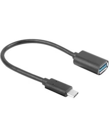 LANBERG Adaptador usb usb tipo c m 3 1 a usb tipo a h 15cm otg negro