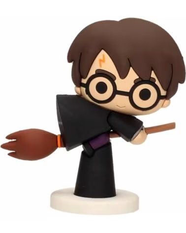 SD TOYS Figura harry potter mini harry potter volando con nimbus y con capa negra