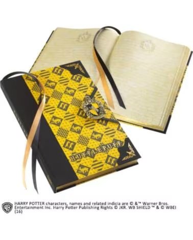 THE NOBLE COLLECTION Libreta diario harry potter hufflepuff cierre especial