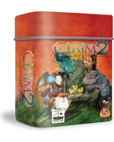 SD GAMES Juego de mesa display claim pocket 2 12 unidades pegi 10