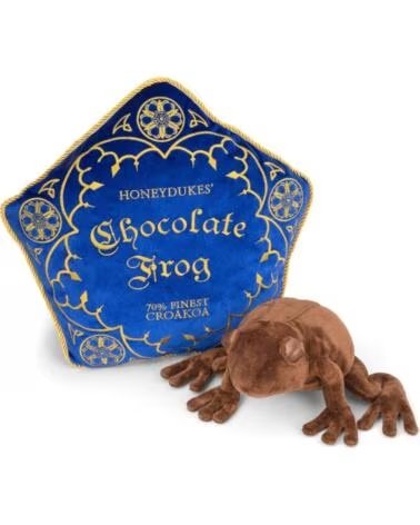 THE NOBLE COLLECTION Peluche harry potter rana de chocolate cojin