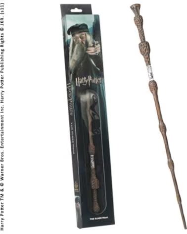 THE NOBLE COLLECTION Replica harry potter varita de albus dumbledore edicion coleccionista