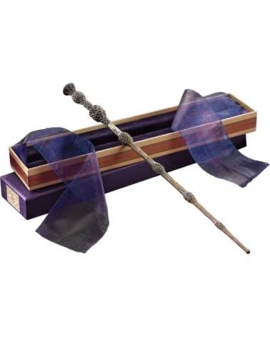 THE NOBLE COLLECTION Replica harry potter varita de albus dumbledore en caja de olivander