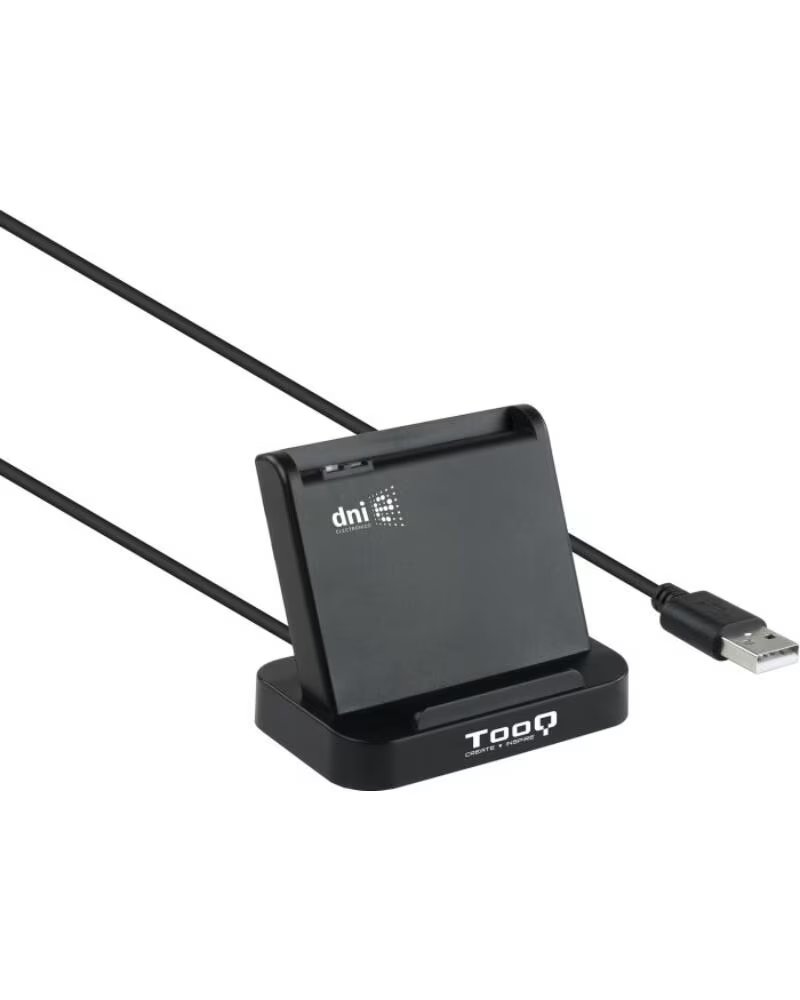 TOOQ Lector de tarjetas externo tqr - 220b dnie vision usb 2 0 negro