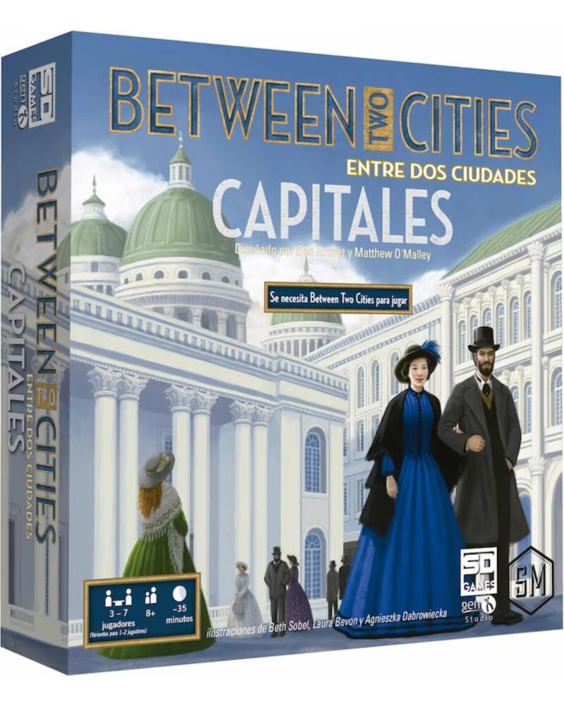 SD GAMES Juego de mesa between two cities entre dos ciudades capitales pegi 8