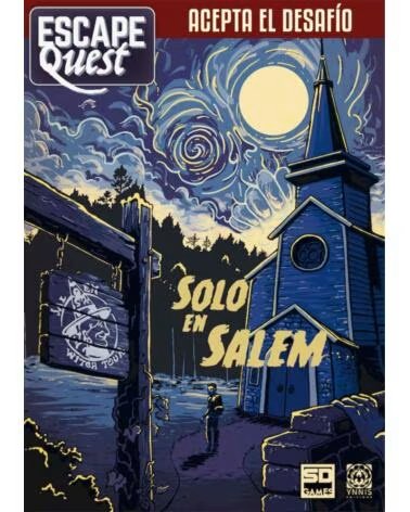 SD GAMES Juego de mesa escape quest 3 solo en salem formato libro pegi 12
