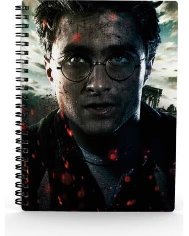 SD TOYS Libreta efecto 3d harry potter cara harry potter