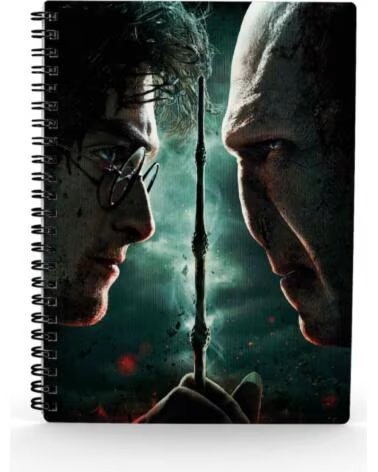 SD TOYS Libreta efecto 3d harry potter harry vs voldemort