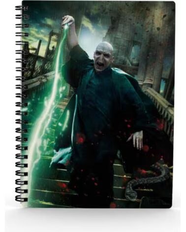 SD TOYS Libreta efecto 3d harry potter poster voldemort
