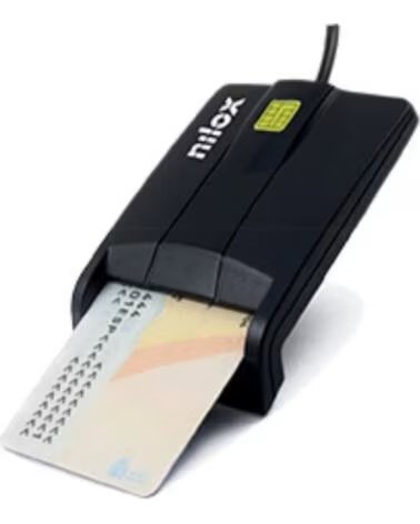 NILOX Lector dni electronico negro