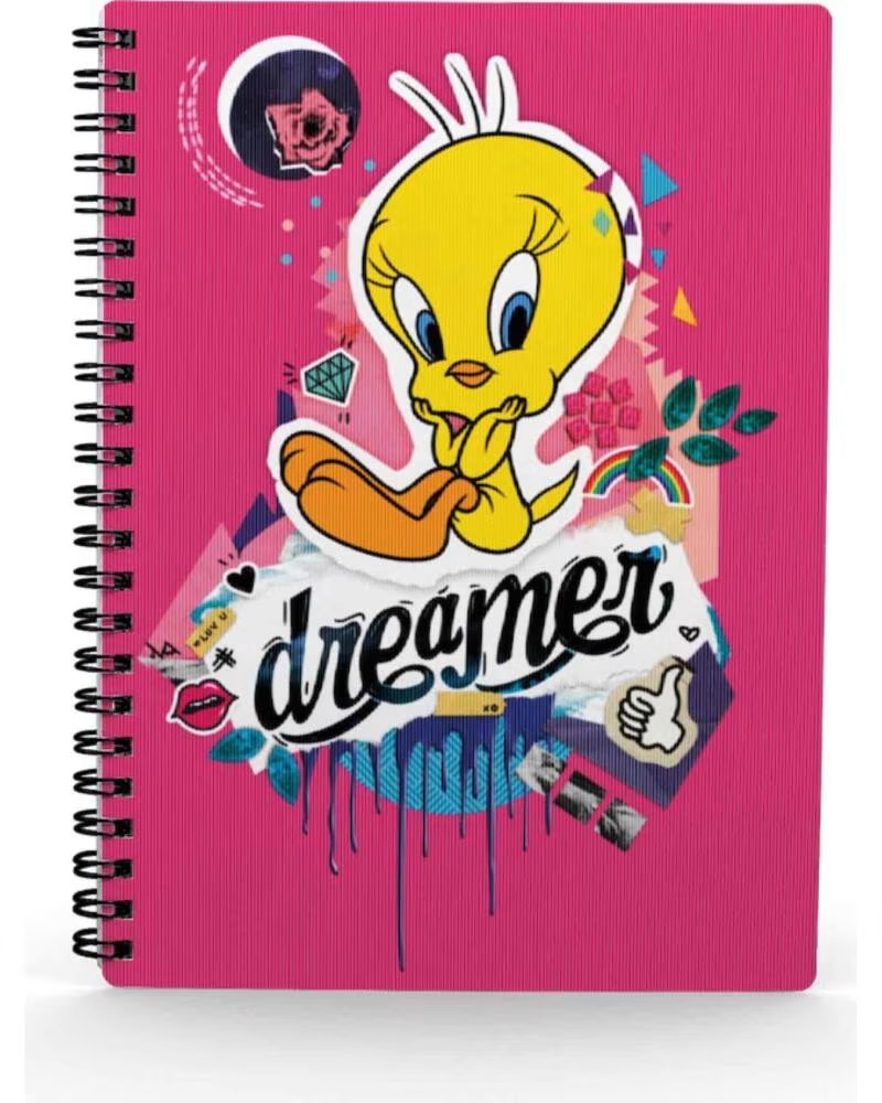 SD TOYS Libreta efecto 3d looney tunes piolin dreamer