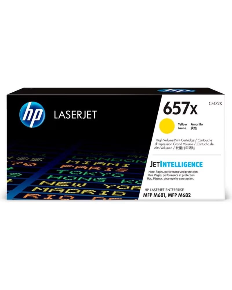 HP Toner 657x amarillo