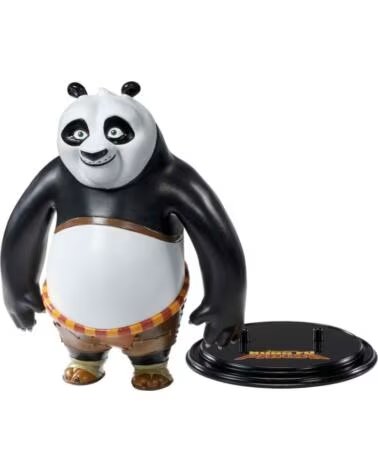 THE NOBLE COLLECTION Figura bendyfigs cine kung fu panda panda po flexible