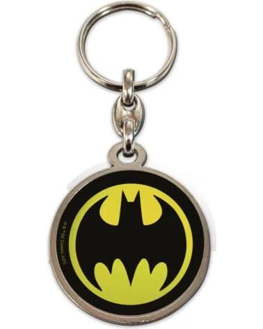SD TOYS Llavero redondo metal logo batman universo dc