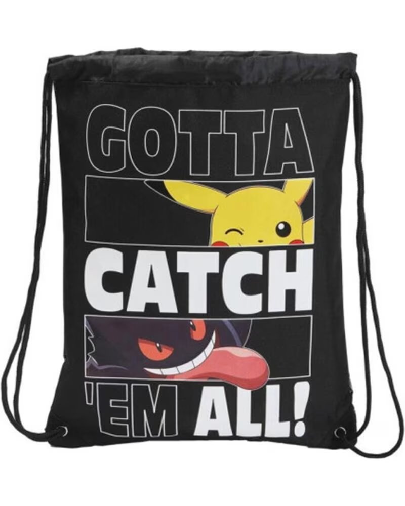 CYP BRANDS Saco mochila pokemon gotta catch em all
