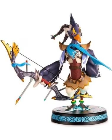 FIRST 4 FIGURES Figura the legend of zelda breath of the wild revali collector´s ed estatua