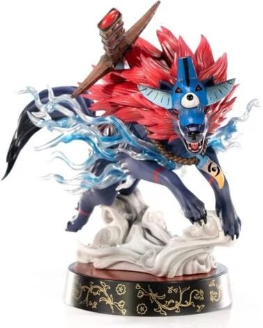FIRST 4 FIGURES Figura okami oki wolf form edicion estandar estatua