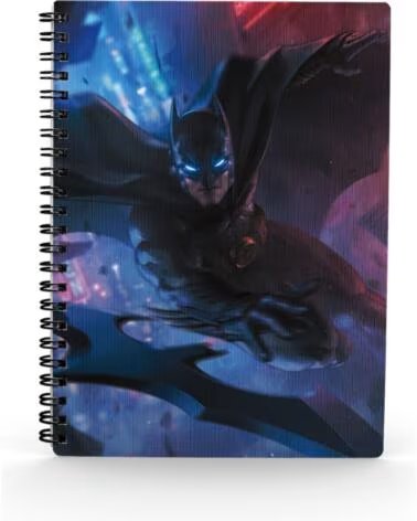SD TOYS Libreta efecto 3d batman batarang universo dc