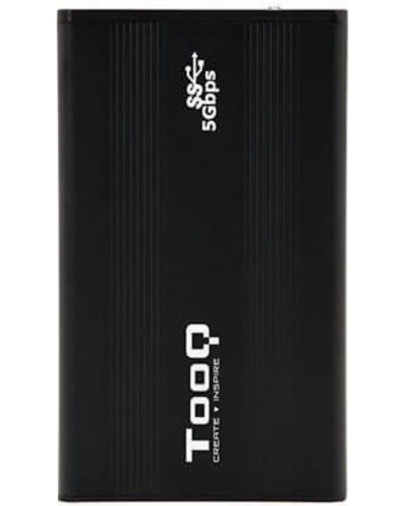 TOOQ Caja Externa para Disco Duro de 2 5 TQE-2524B- USB 3 1