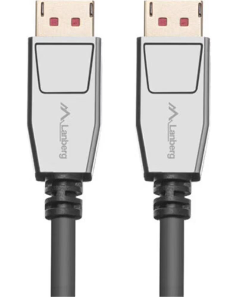 LANBERG Cable displayport 1m - macho - macho - negro