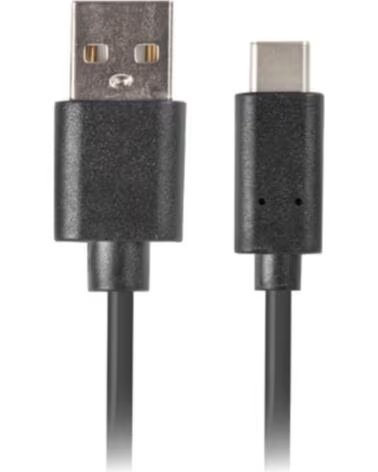 LANBERG Cable usb tipo c a usb 2 0 tipo a 3m - macho - macho - negro