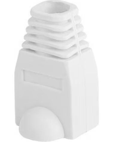 LANBERG Funda protectora plb - 1000 - w para conector rj45 pack de 100 unidades blanco