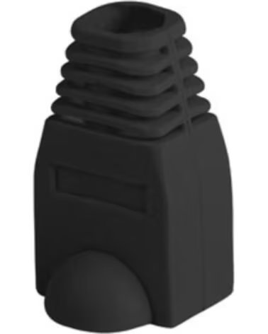 LANBERG Funda protectora plb - 1000 - bk para conector rj45 pack de 100 unidades negro
