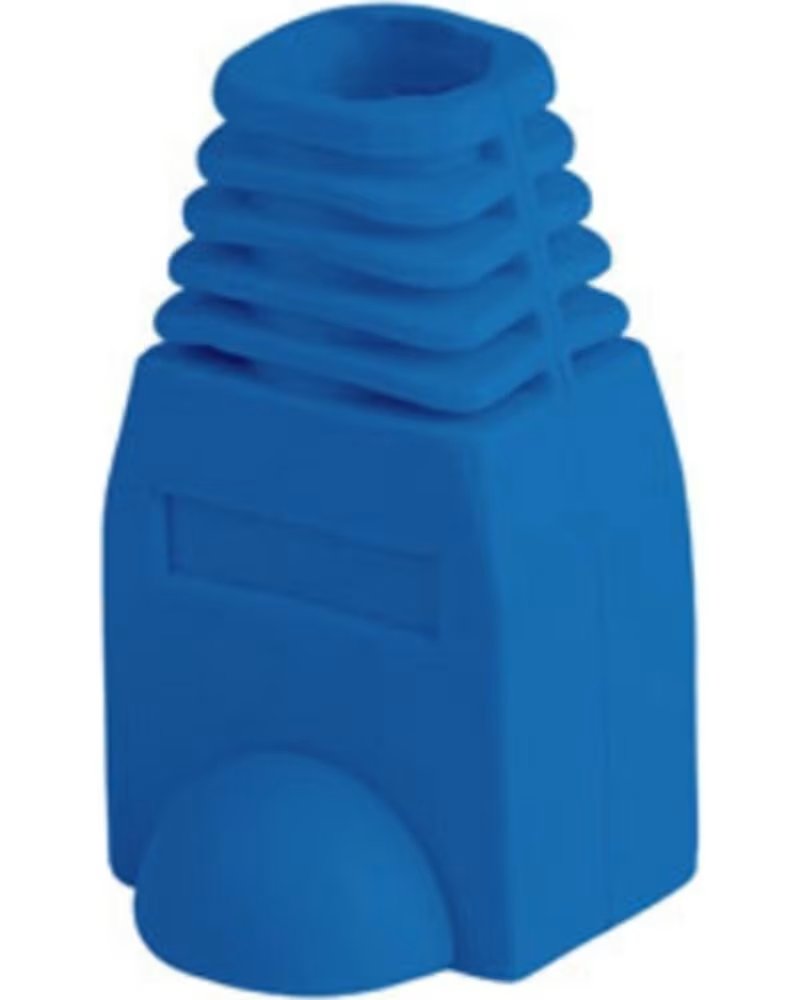 LANBERG Funda protectora plb - 1000 - b para conector rj45 pack de 100 unidades azul