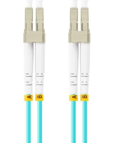 LANBERG Latiguillo fibra optica lc - upc 1m multi duplex om3 50 - 125 lszh azul