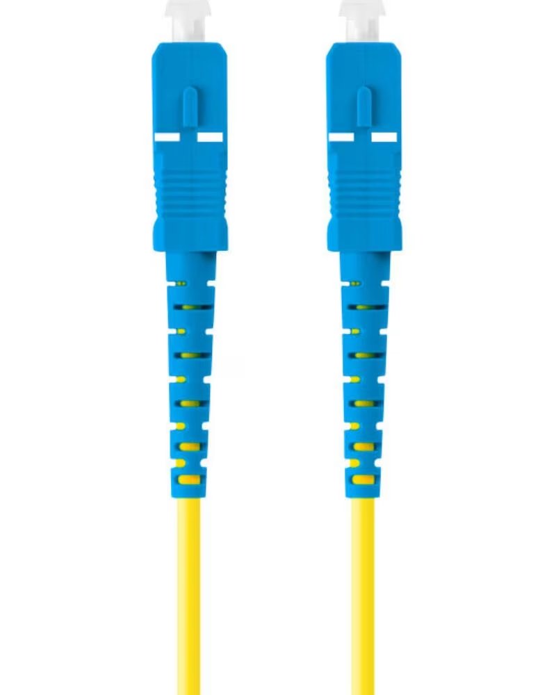 LANBERG Latiguillo fibra optica sc - upc 2m mono simplex g657a1 lszh amarillo
