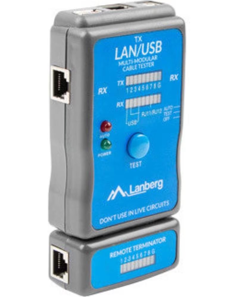 LANBERG Testeador network nt - 0403 rj45 - rj11 - usb