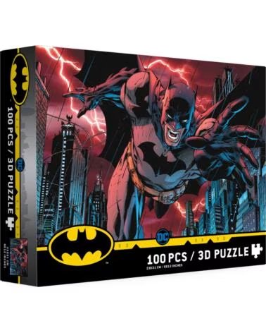 SD TOYS Puzle 100 efecto 3d batman ciudad universo dc