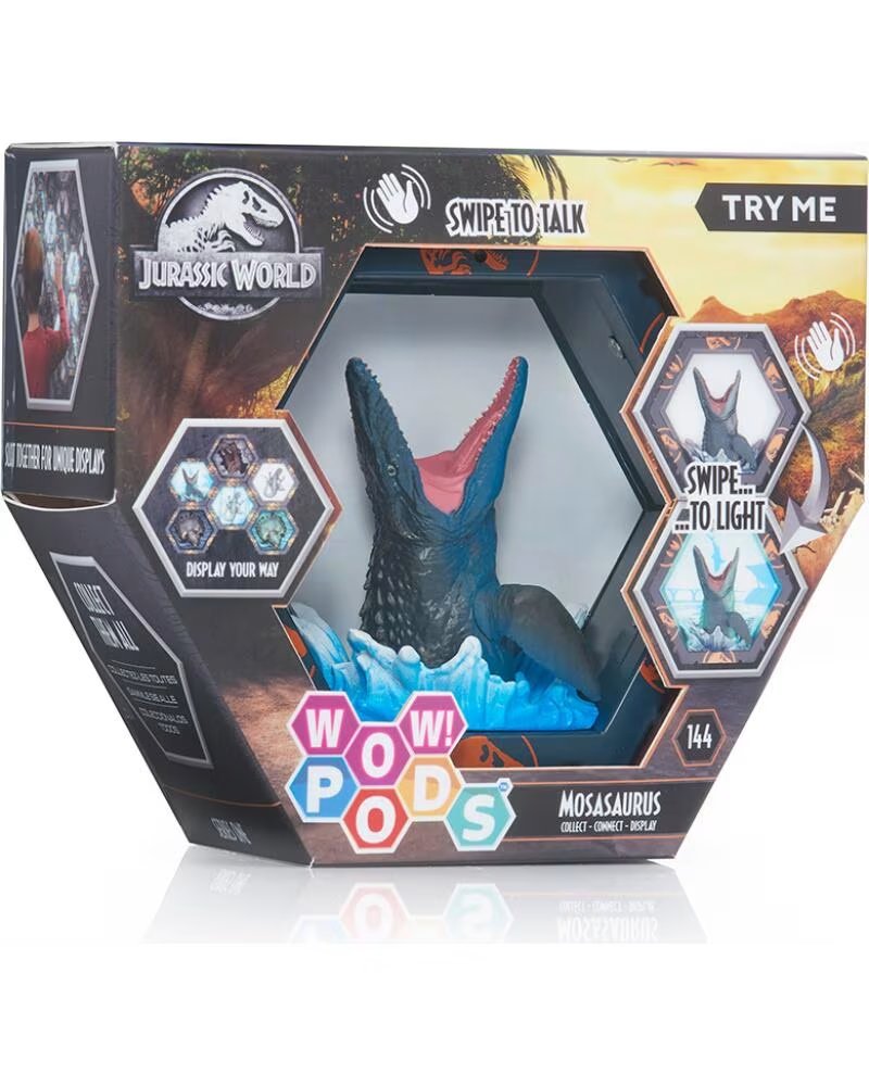 WOW STUFF Figura wow pod jurassic world mosasaurus sfx con sonido
