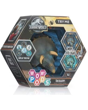 WOW STUFF Figura wow pod jurassic world dominion triceratops