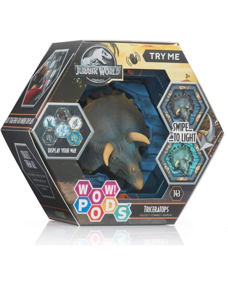 WOW STUFF Figura wow pod jurassic world dominion triceratops