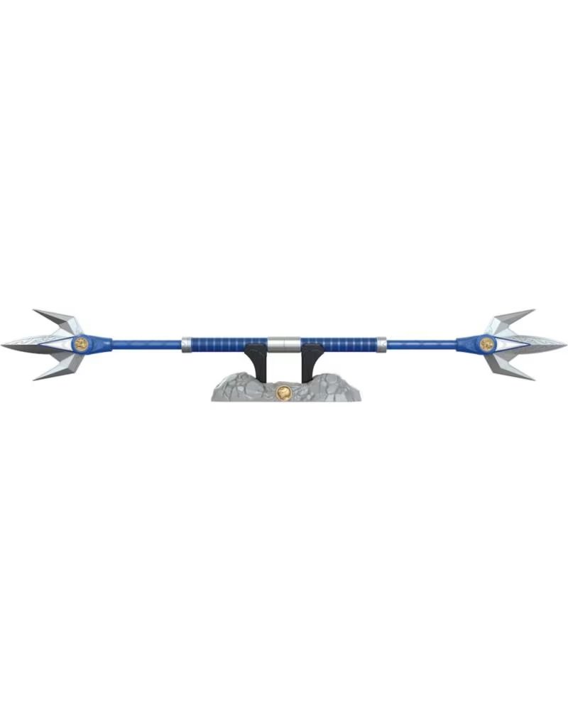 HASBRO Replica escala 1 1 blue ranger lanza de poder deluxe power rangers lightning collection