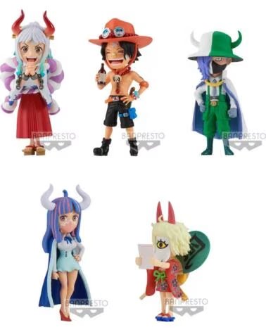BANPRESTO Figura one piece world collectable wanokuni onigashima unidad aleatoria